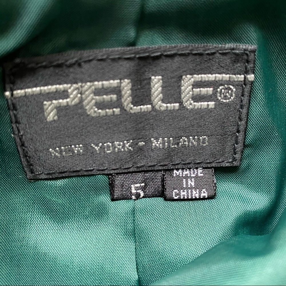 Forest Green Leather Pencil Skirt - Gem